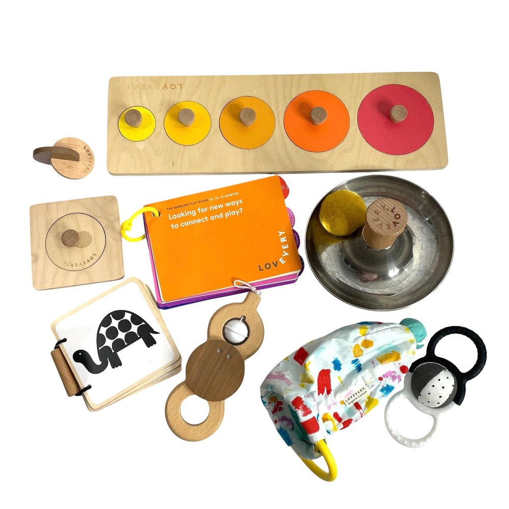 Lovevery‎ assorted toy bundle lot Montessori wooden development puzzles book